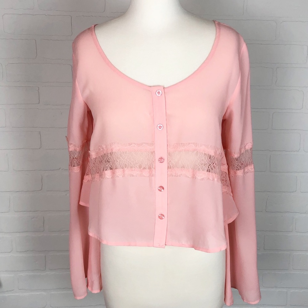 Anthropology Mine Crop Top Size S